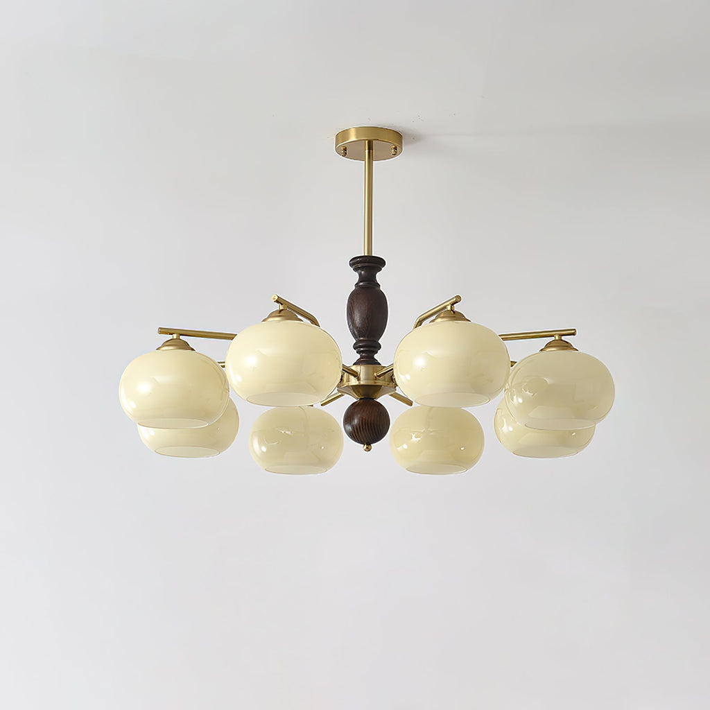 Perenlyn Glass Chandelier-Moonnatur
