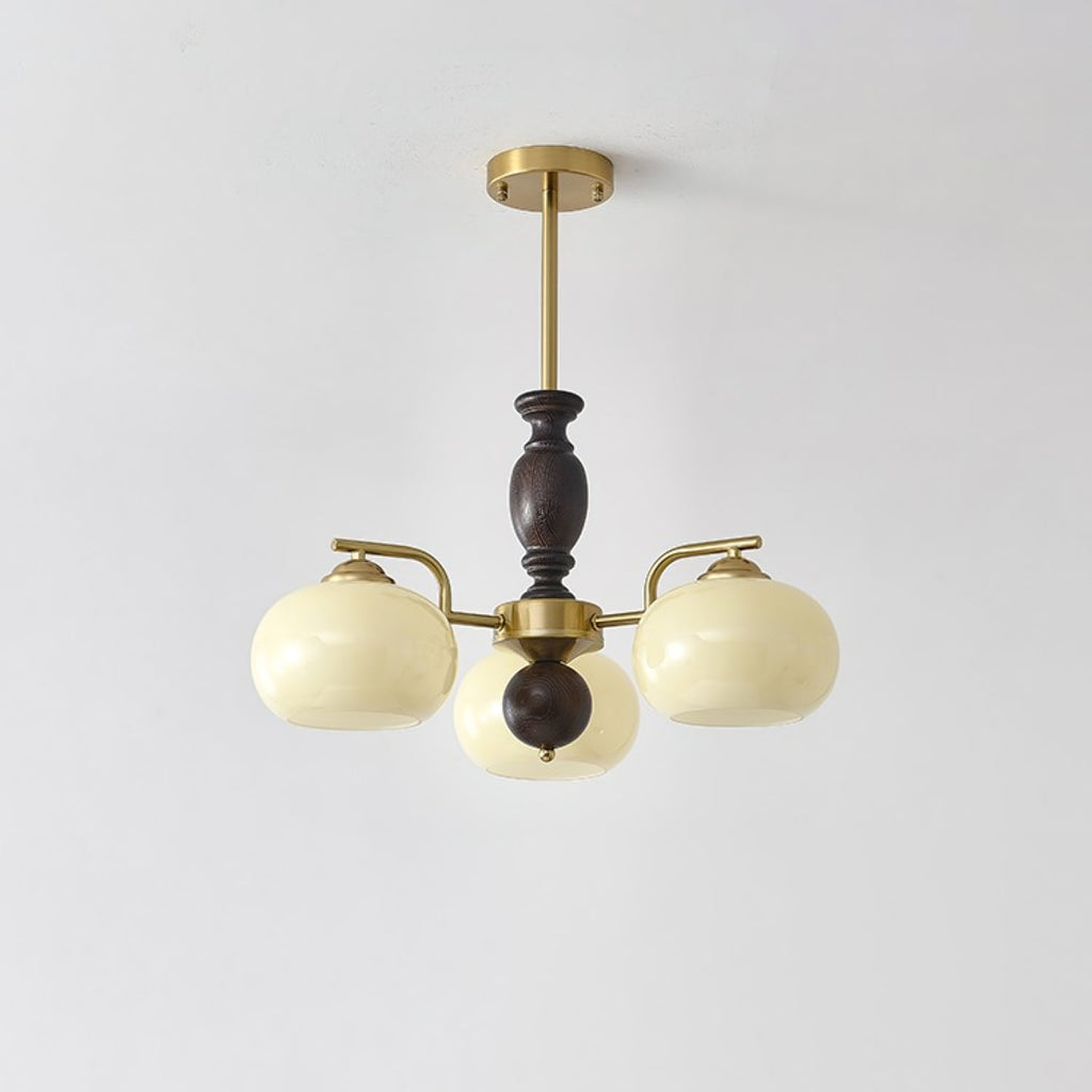 Perenlyn Glass Chandelier-Moonnatur