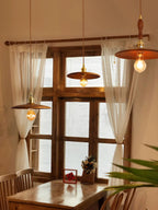 Elrenwyn Walnut Pendant Light-Moonnatur