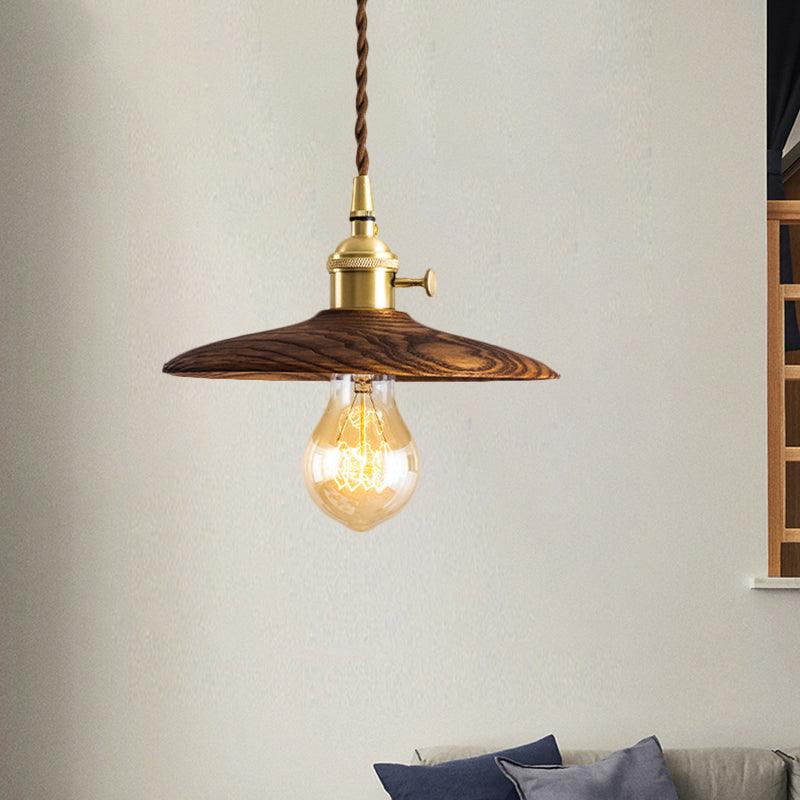 Elrenwyn Walnut Pendant Light-Moonnatur