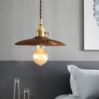 Elrenwyn Walnut Pendant Light-Moonnatur