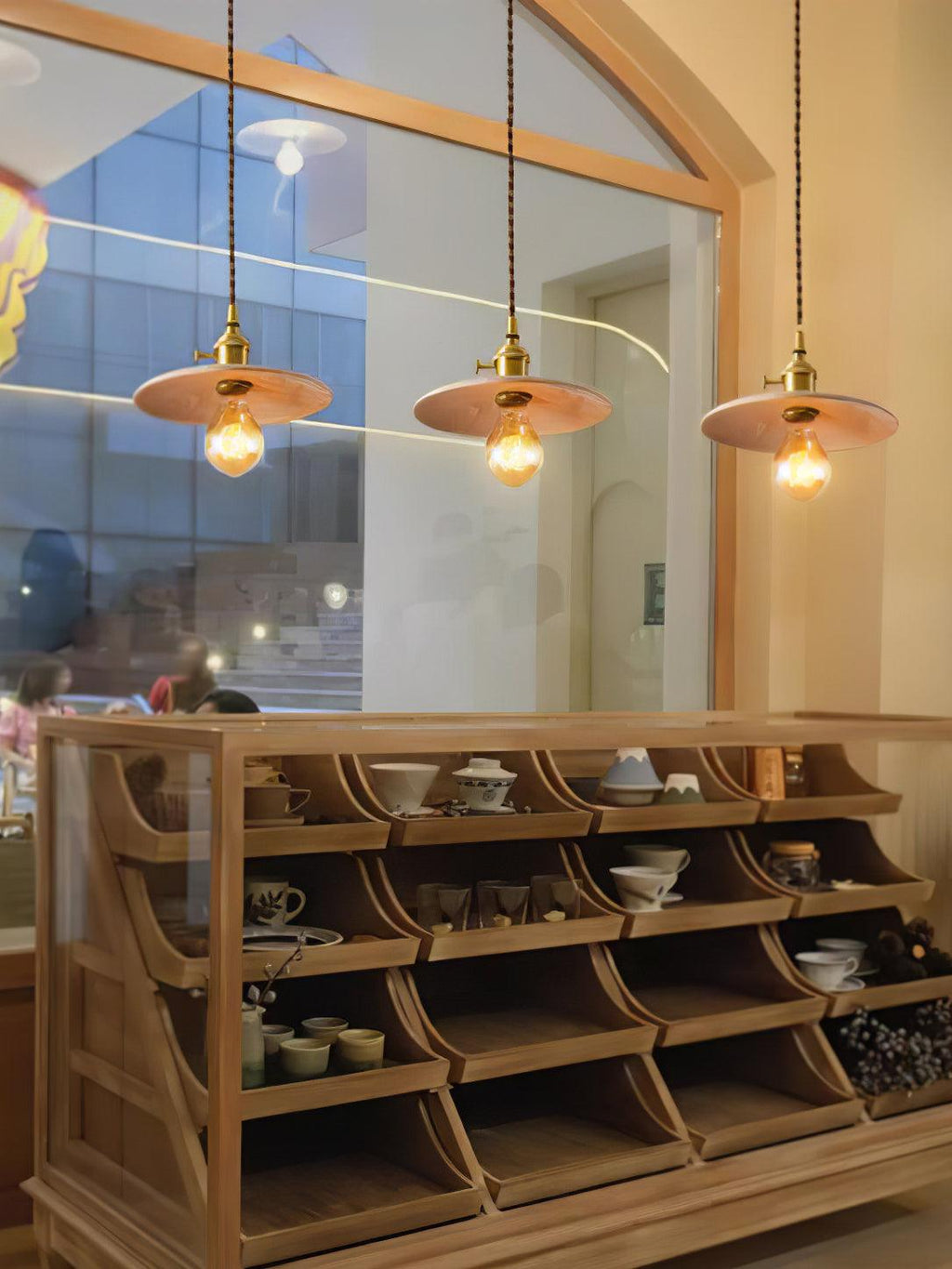 Elrenwyn Walnut Pendant Light-Moonnatur