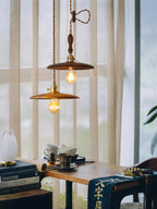 Elrenwyn Walnut Pendant Light-Moonnatur