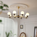 Quenis Walnut Chandelier-Moonnatur