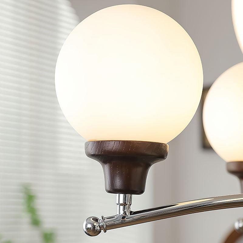 Quenis Walnut Chandelier-Moonnatur