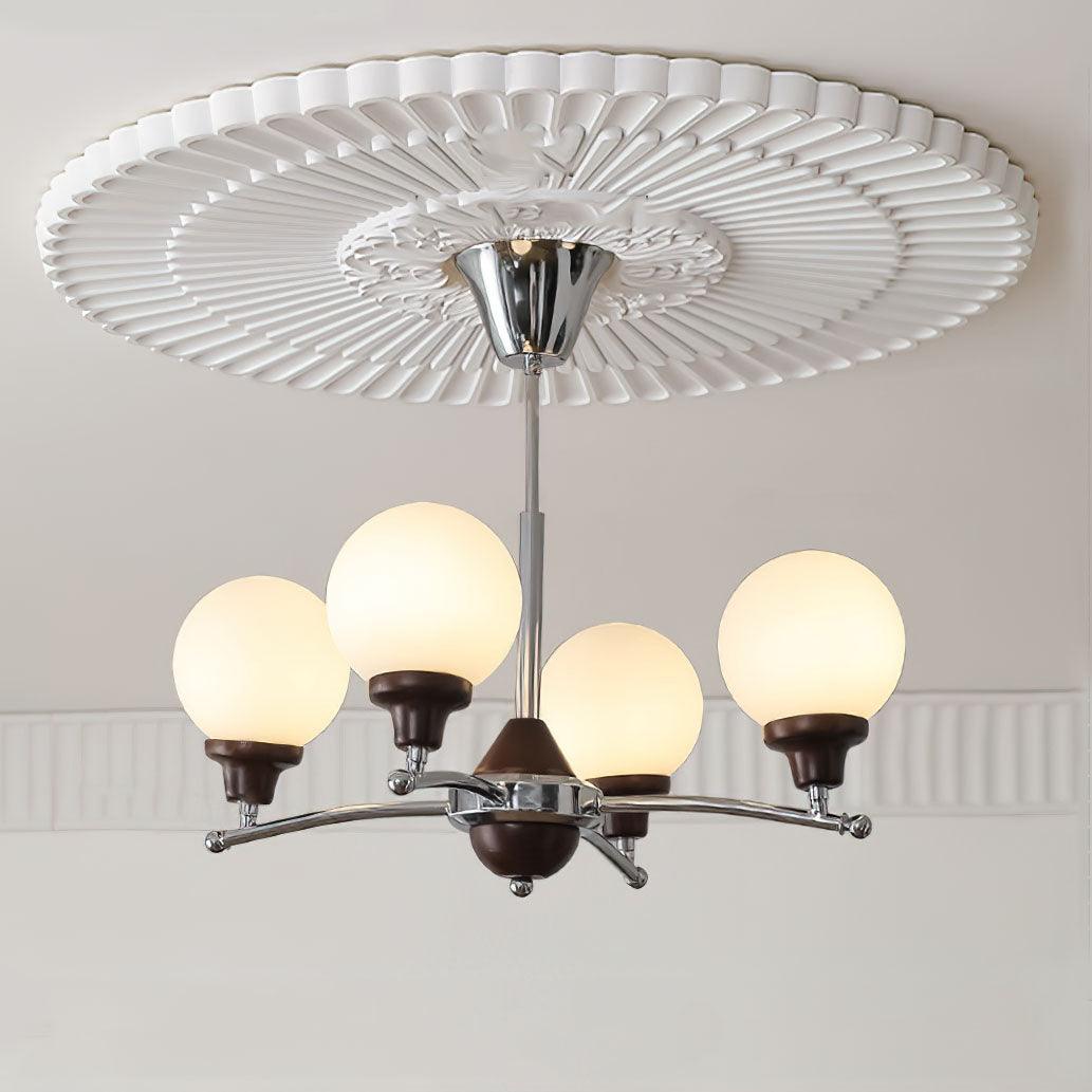 Quenis Walnut Chandelier-Moonnatur