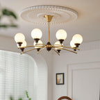 Quenis Walnut Chandelier-Moonnatur