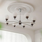 Quenis Walnut Chandelier-Moonnatur