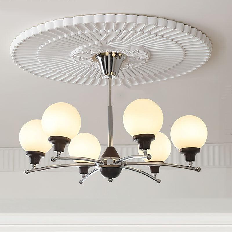 Quenis Walnut Chandelier-Moonnatur
