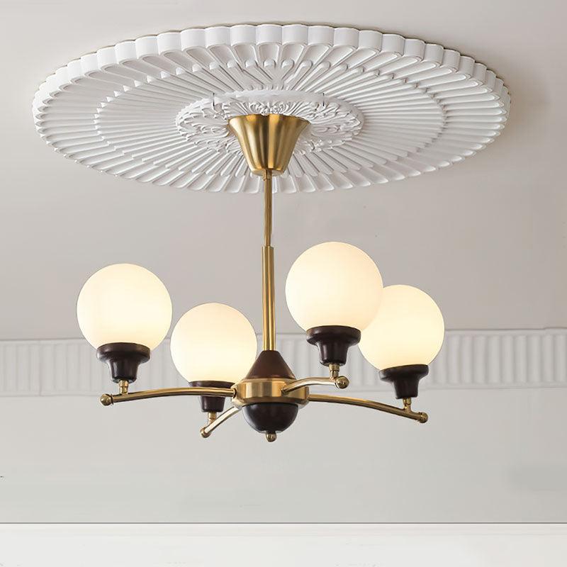 Quenis Walnut Chandelier-Moonnatur
