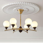 Quenis Walnut Chandelier-Moonnatur