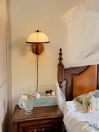 Valenena Oak Wood Wall Light-Moonnatur