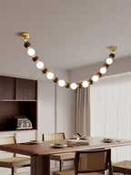 Serenaria Wood Chandelier-Moonnatur