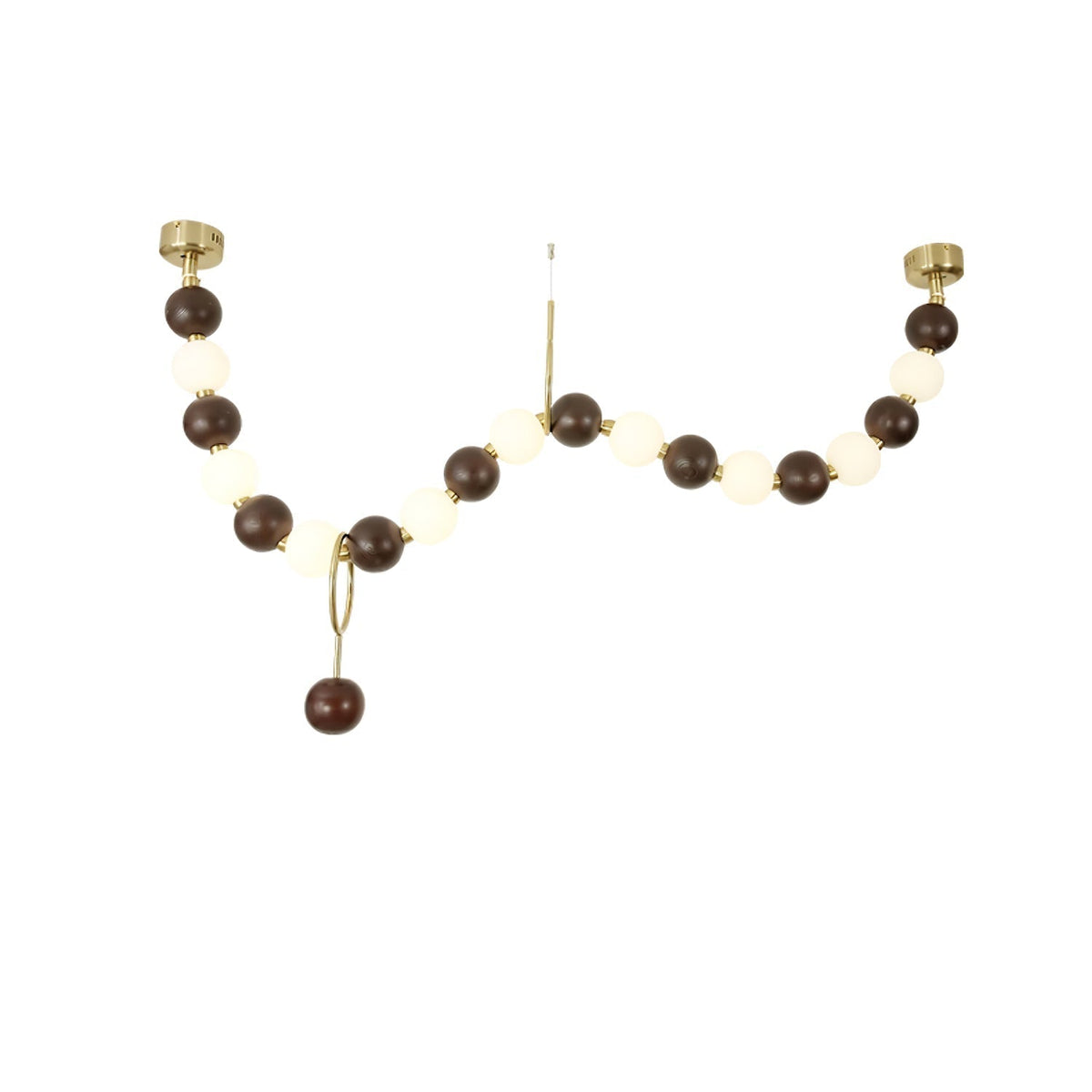 Serenaria Wood Chandelier-Moonnatur