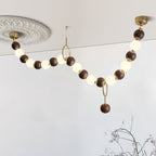 Serenaria Wood Chandelier-Moonnatur