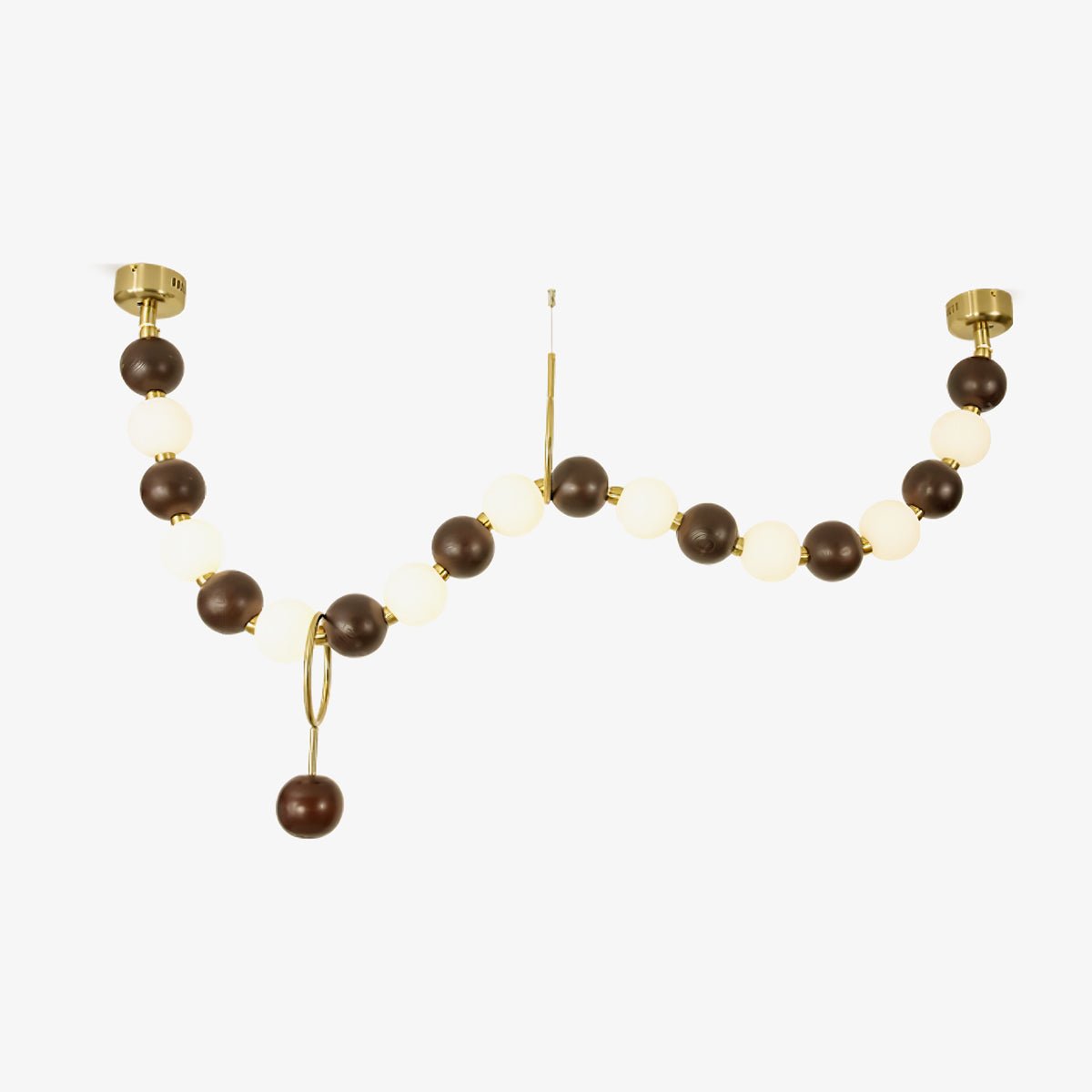 Serenaria Wood Chandelier-Moonnatur