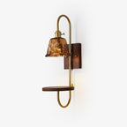 Deldenaria Wood Wall Light-Moonnatur