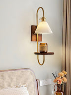 Deldenaria Wood Wall Light-Moonnatur