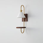 Deldenaria Wood Wall Light-Moonnatur