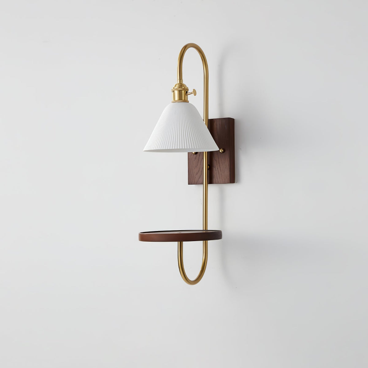 Deldenaria Wood Wall Light-Moonnatur