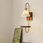 Deldenaria Wood Wall Light-Moonnatur