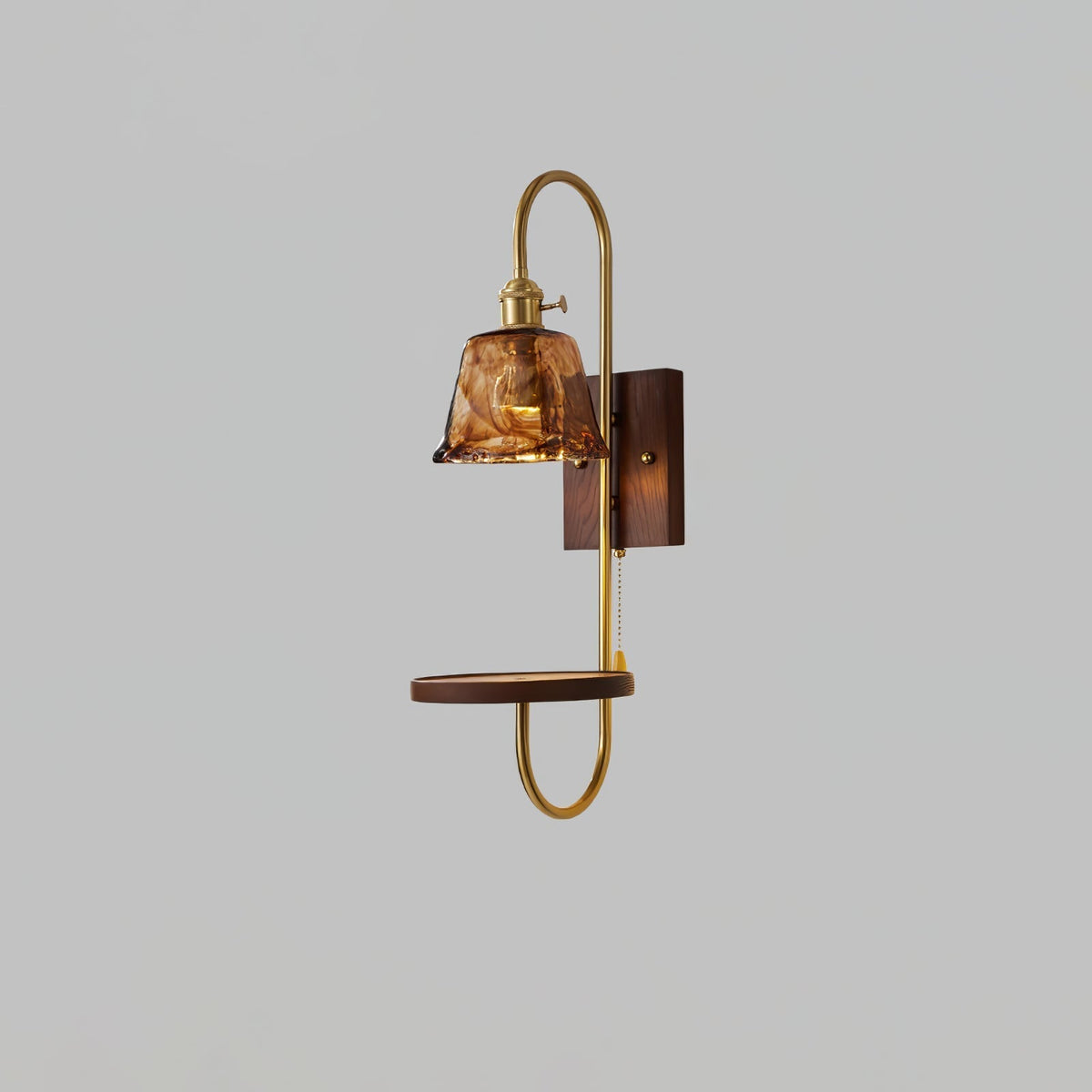Deldenaria Wood Wall Light-Moonnatur