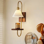 Deldenaria Wood Wall Light-Moonnatur