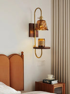 Deldenaria Wood Wall Light-Moonnatur