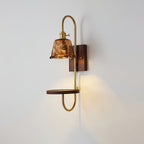 Deldenaria Wood Wall Light-Moonnatur
