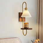 Deldenaria Wood Wall Light-Moonnatur