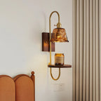 Deldenaria Wood Wall Light-Moonnatur
