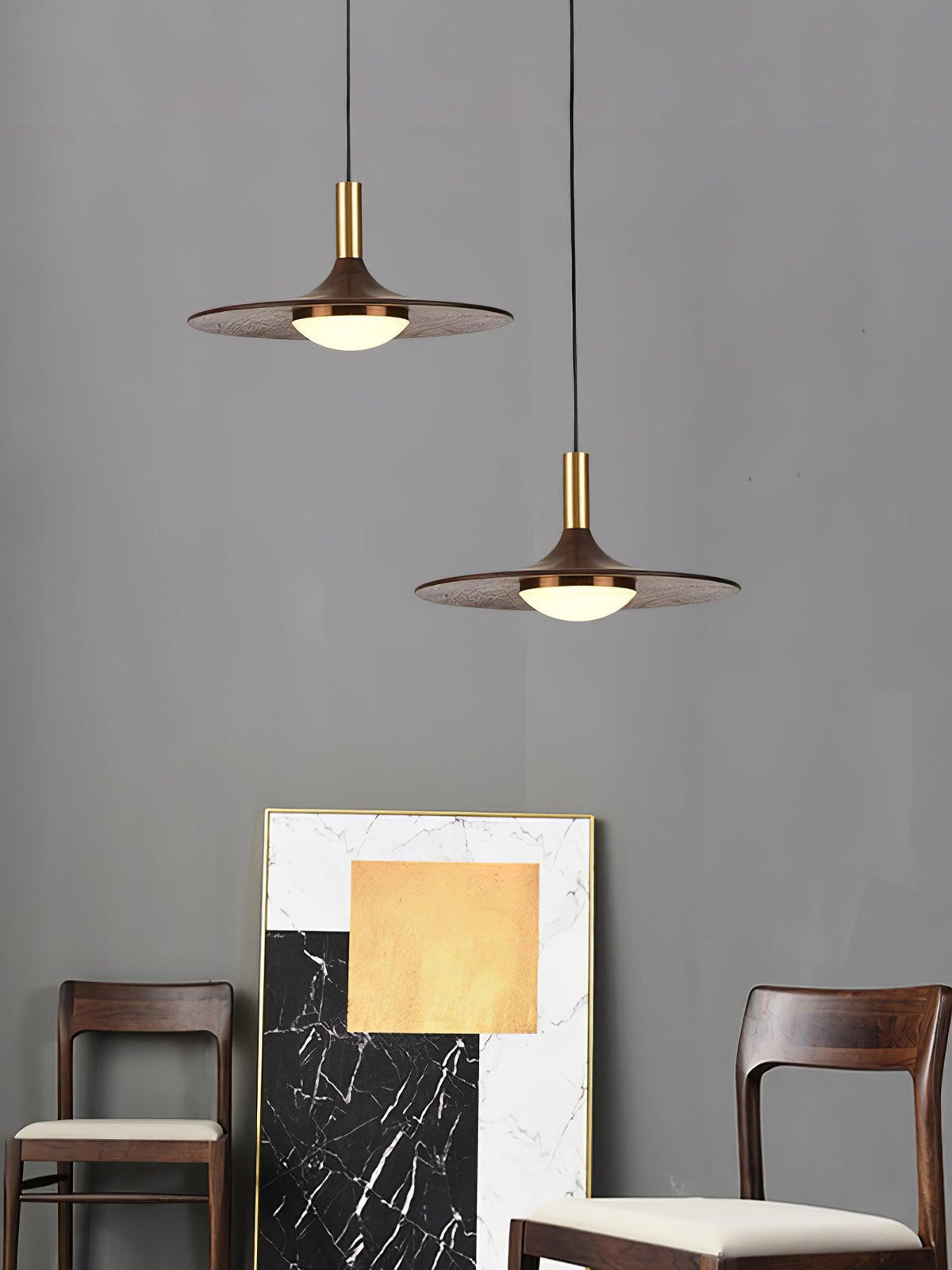 Bellwyn Wood Pendant Light-Moonnatur