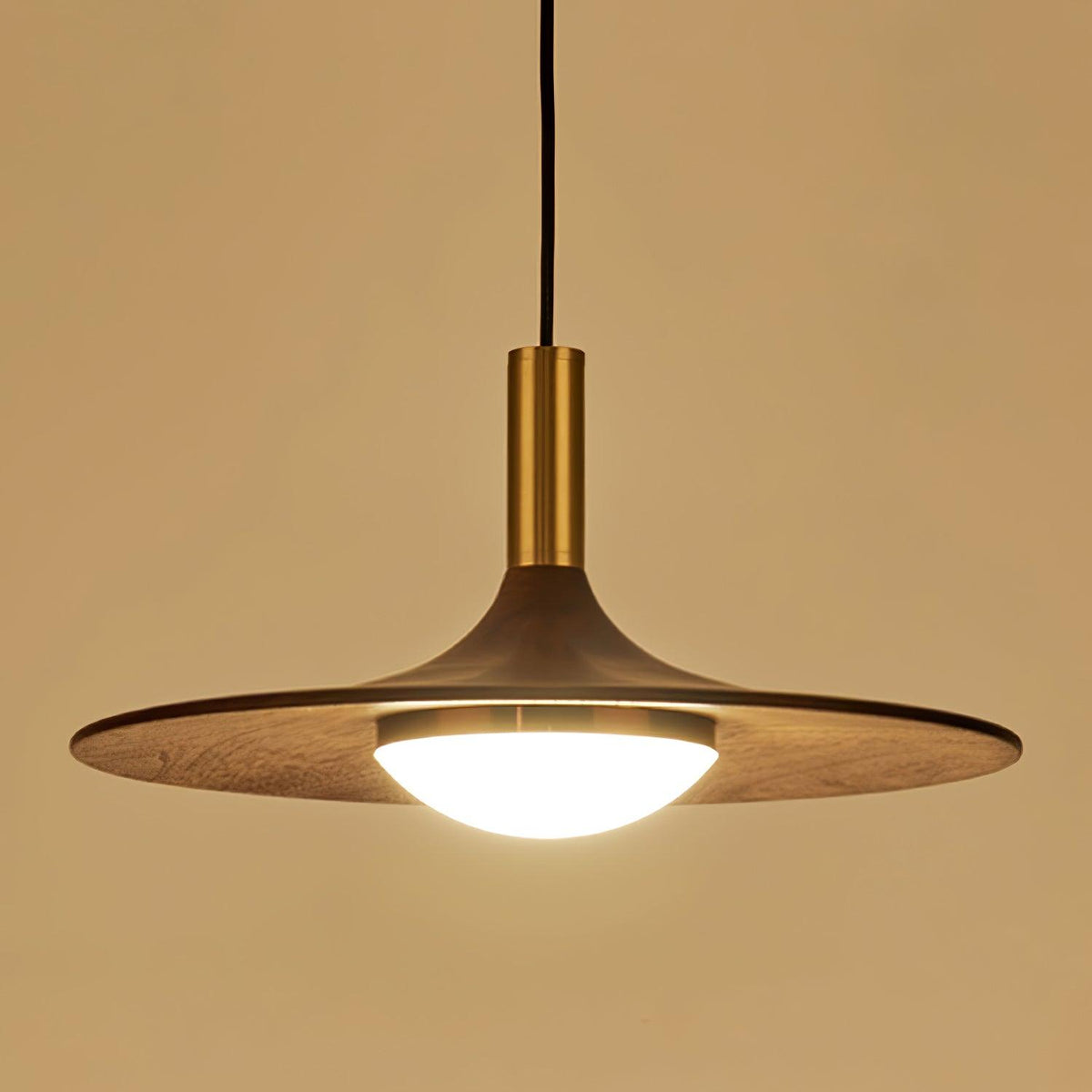 Bellwyn Wood Pendant Light-Moonnatur