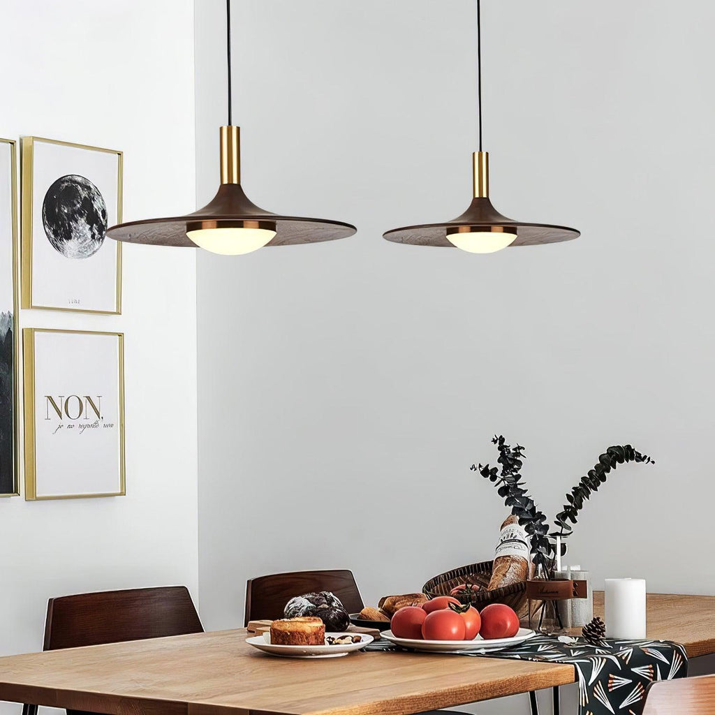 Bellwyn Wood Pendant Light-Moonnatur