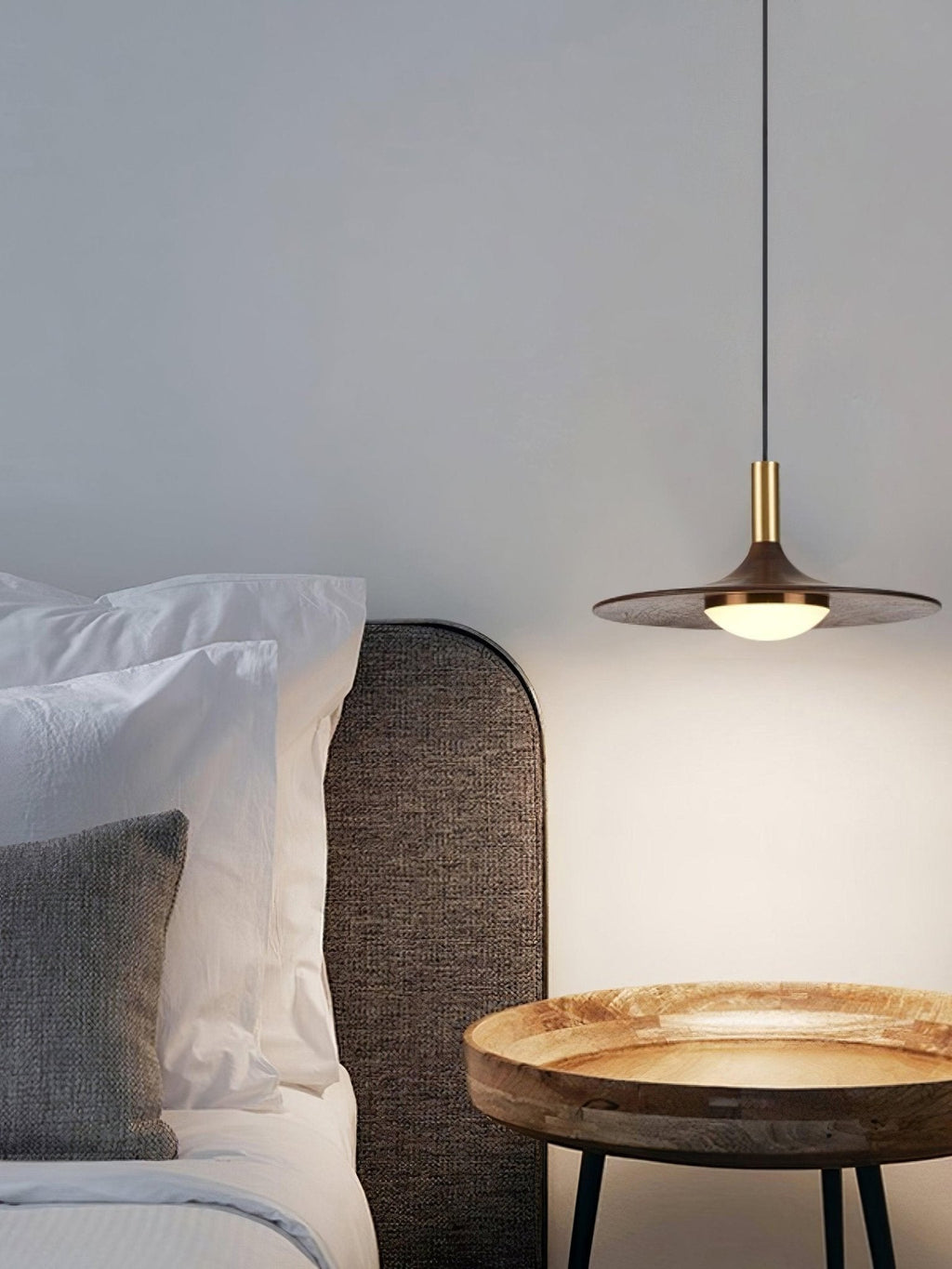 Bellwyn Wood Pendant Light-Moonnatur