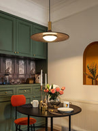 Bellwyn Wood Pendant Light-Moonnatur