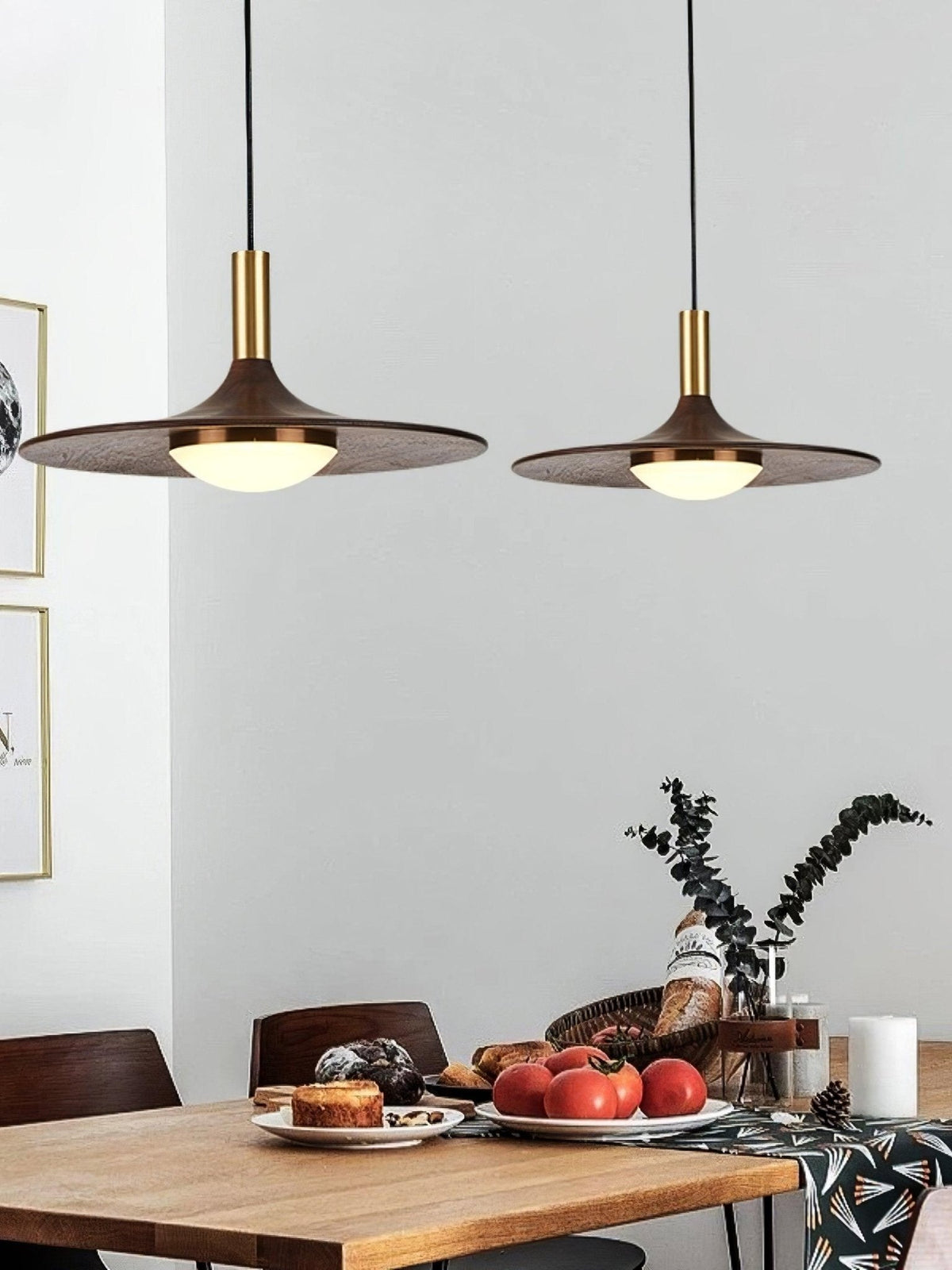 Bellwyn Wood Pendant Light-Moonnatur