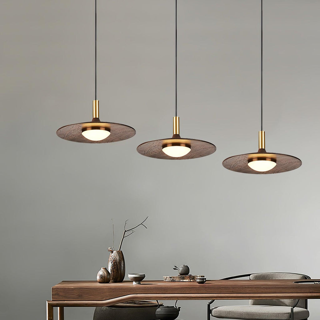 Bellwyn Wood Pendant Light-Moonnatur