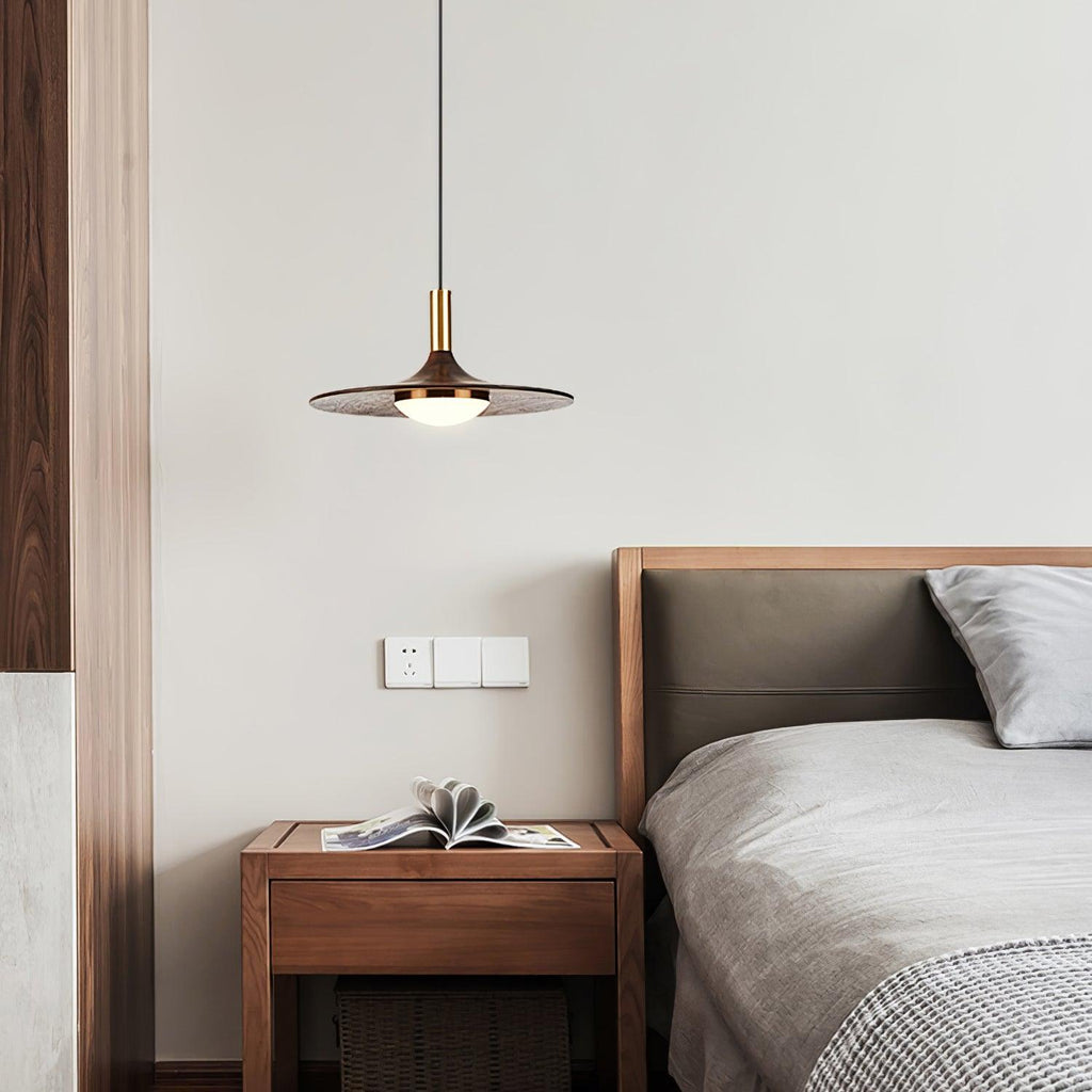 Bellwyn Wood Pendant Light-Moonnatur