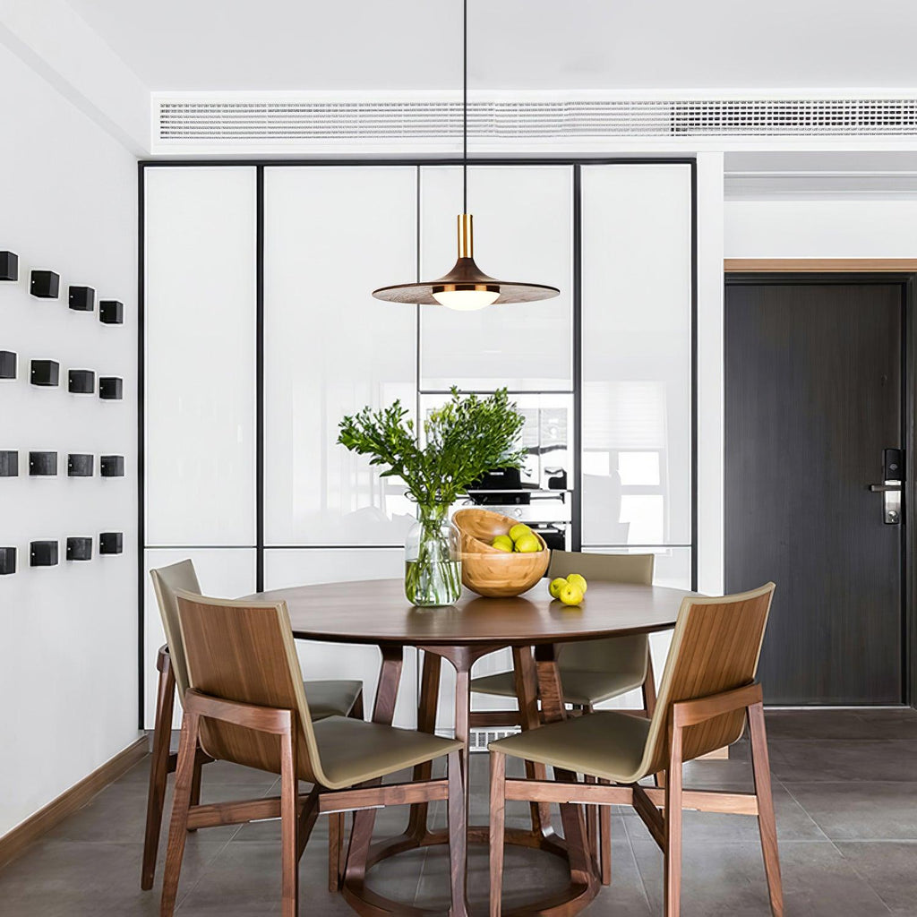 Bellwyn Wood Pendant Light-Moonnatur