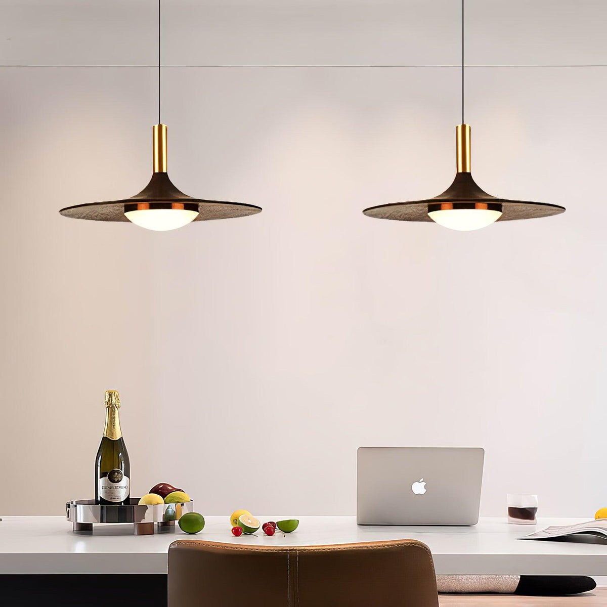Bellwyn Wood Pendant Light-Moonnatur