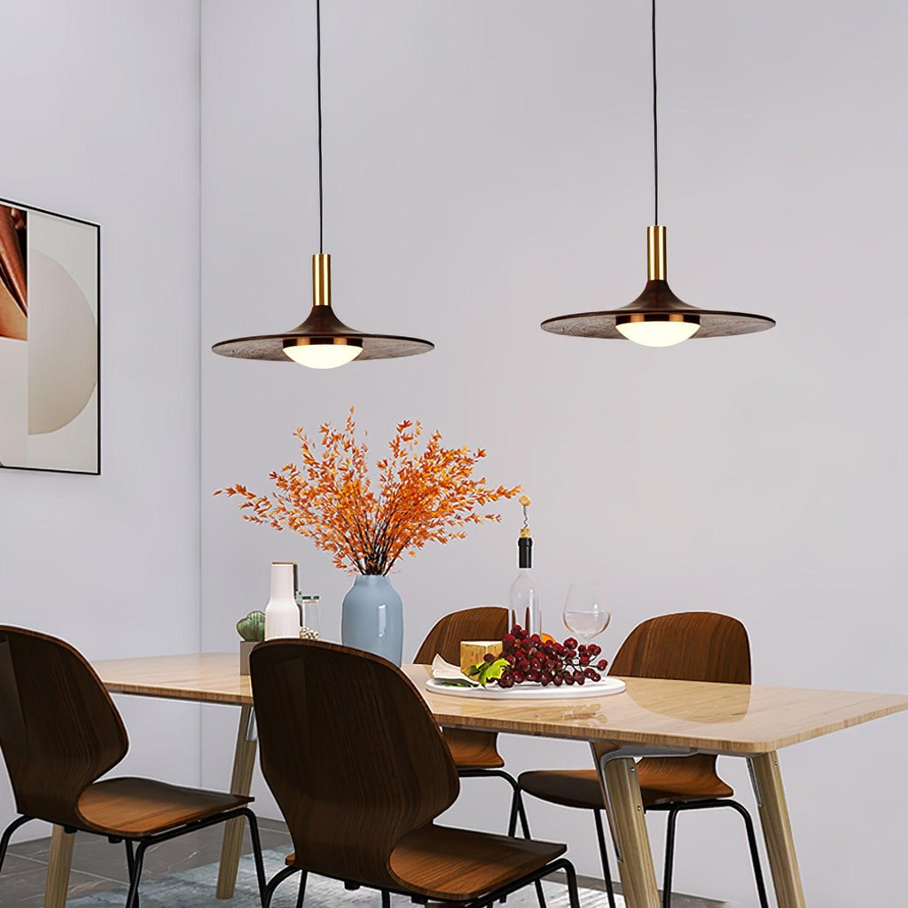 Bellwyn Wood Pendant Light-Moonnatur