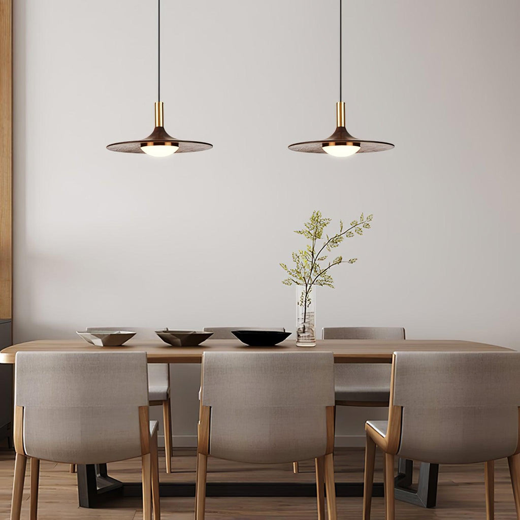 Bellwyn Wood Pendant Light-Moonnatur