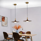 Bellwyn Wood Pendant Light-Moonnatur