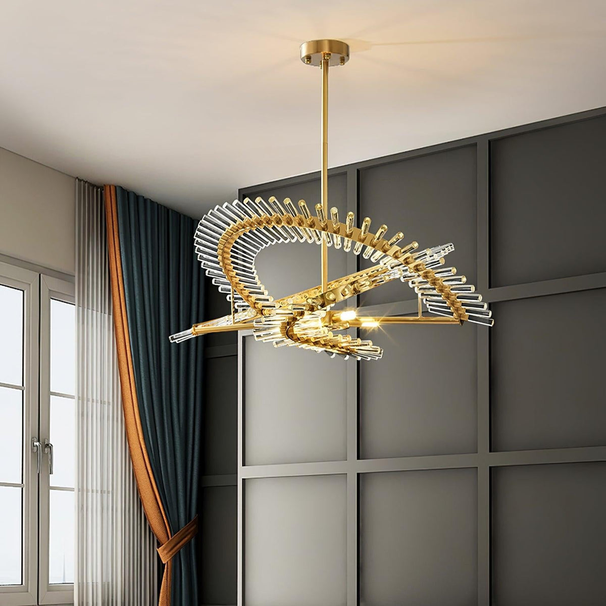 Hildenenora Acrylic Chandelier-Moonnatur