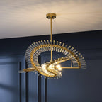 Hildenenora Acrylic Chandelier-Moonnatur
