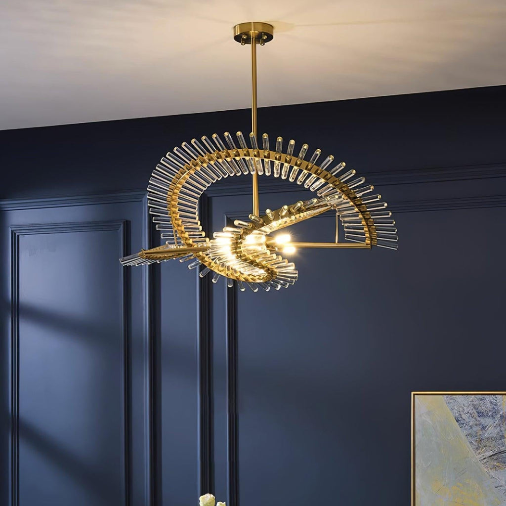 Hildenenora Acrylic Chandelier-Moonnatur