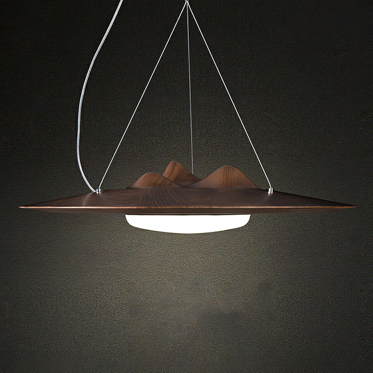 Renia Wood Pendant Light-Moonnatur