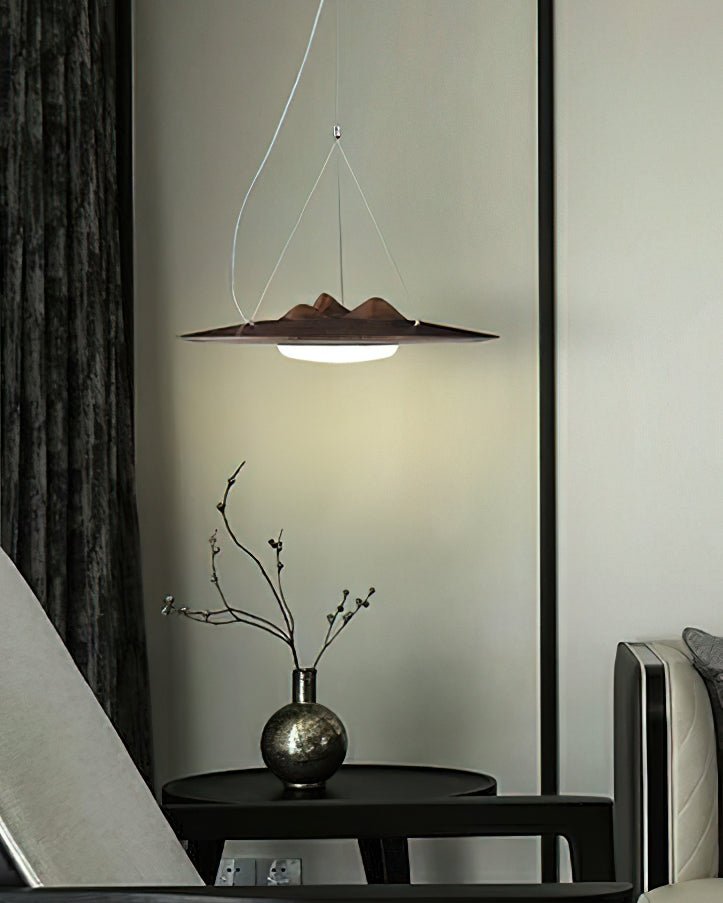 Renia Wood Pendant Light-Moonnatur