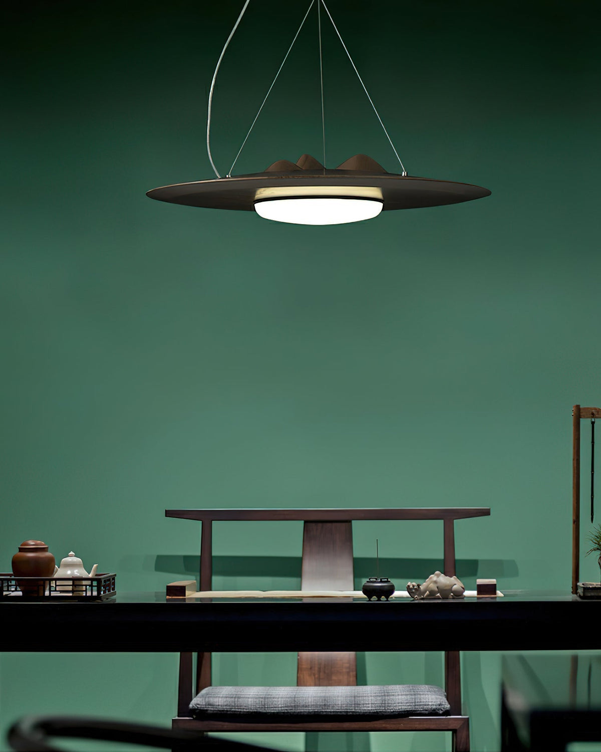 Renia Wood Pendant Light-Moonnatur